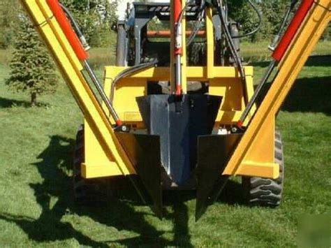 skid steer utility spade|hydraulic tree spade tractor mount.